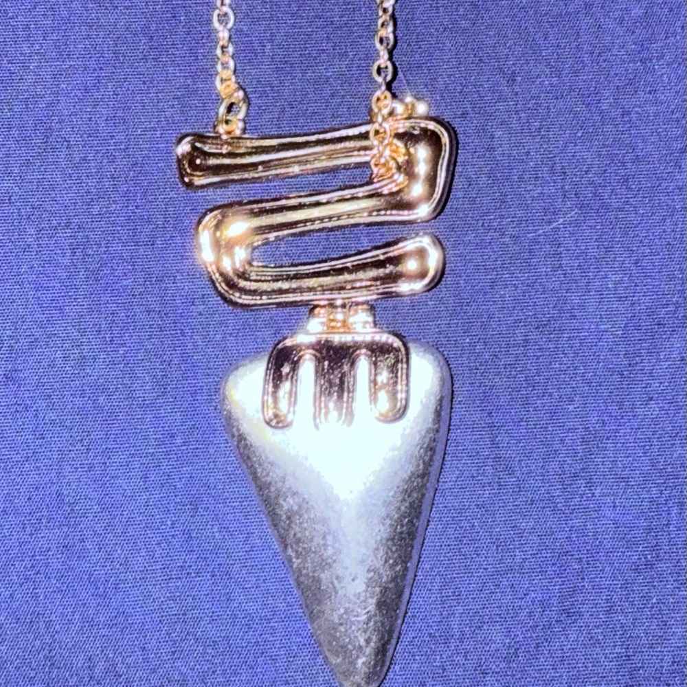 Park Lane Gold and Silver Geometric Necklace
